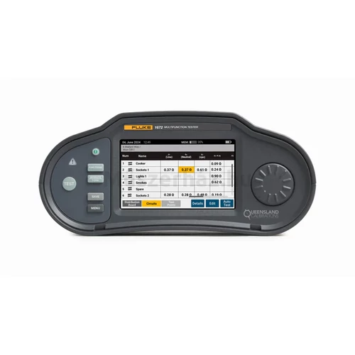 Fluke 1672 SCH FTT univerzális érintésvédelmi műszer és Fluke TruTest szoftver