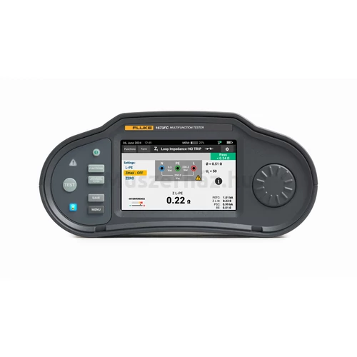 Fluke 1674FC SCH univerzális érintésvédelmi műszer
