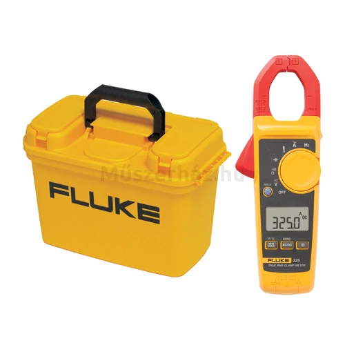 Fluke 325+C1600 - 400A AC/DC True RMS lakatfogó és C1600 hordkoffer