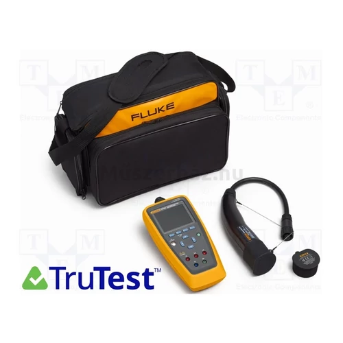 Fluke FEV350/TY2 PRO elektromos autó töltőpont analizátor műszer, Type 2 töltő adapter és Trutest szoftver