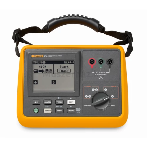 Fluke GFL-1500 napelemes földelési hibahely lokátor