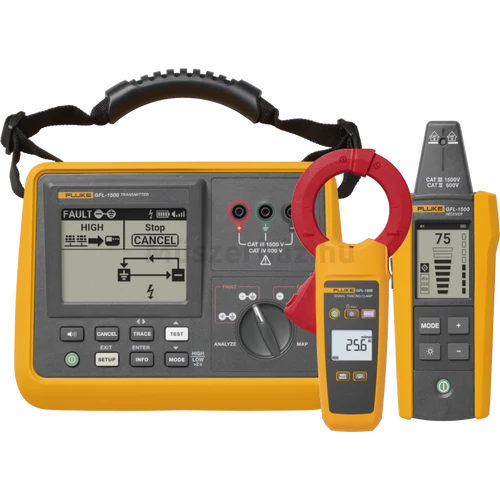 Fluke GFL-1500 napelemes földelési hibahely lokátor