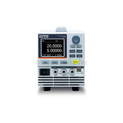 GW Instek GPE-1205 20V-5A, 1 csatornás, trafós tápegység