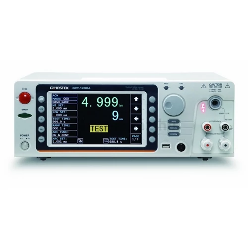 GW Instek GPT-12004A 5kV AC, DC, IR és GB szigetelés vizsgáló 200VA + GC