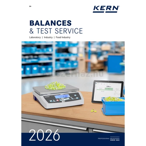 2026 Kern mérlegek teljes katalógusa