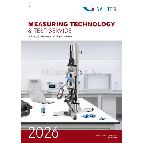 2026 Sauter méréstechnológia teljes katalógusa