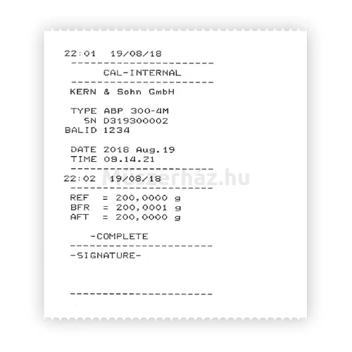 Kern ABP-A analitikai mérlegek 320 g-ig