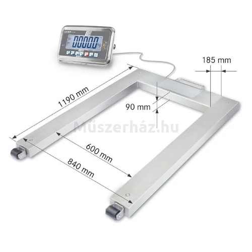 Kern UFN raklapmérleg / padlómérleg sorozat (600K200IPM, 1.5T0.5IPM) 600 kg - 1500 kg