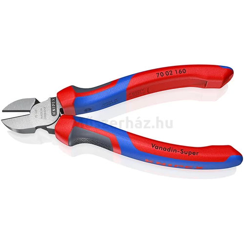 KNIPEX 70 02 160 oldalcsípő fogó műanyaghoz, 160 mm