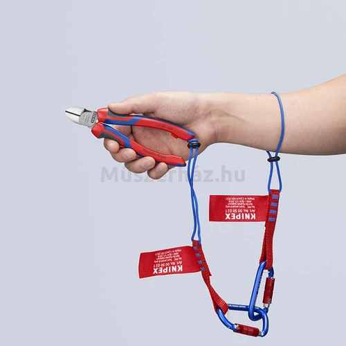 KNIPEX 70 02 160 oldalcsípő fogó műanyaghoz, 160 mm