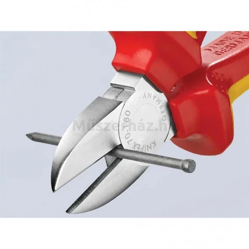 KNIPEX 70 06 180 VDE szigetelt oldalcsípőfogó, 180 mm