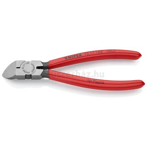 KNIPEX 72 11 160 oldalcsípő fogó műanyaghoz, 160 mm