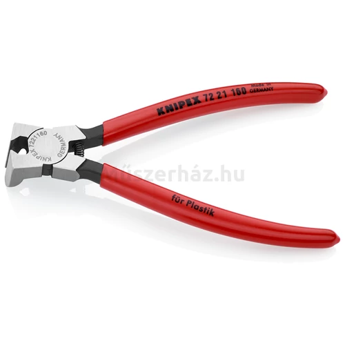 KNIPEX 72 21 160 oldalcsípő fogó műanyaghoz, 160 mm