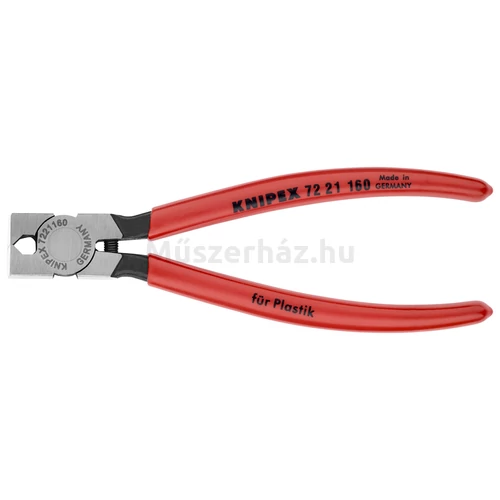 KNIPEX 72 21 160 oldalcsípő fogó műanyaghoz, 160 mm