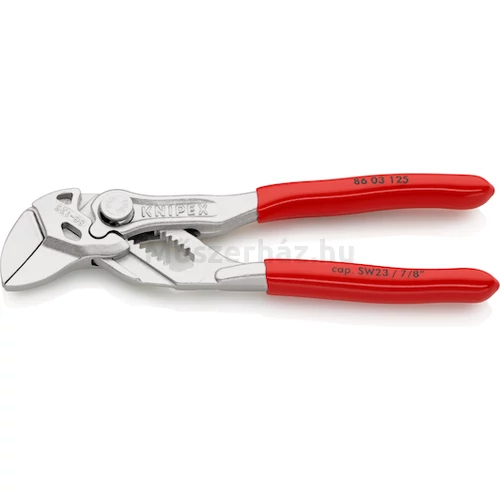 KNIPEX 86 03 125 Cobra vízpumpa-fogó, fogókulcs és csavarkulcs 0-23 mm, 125 mm