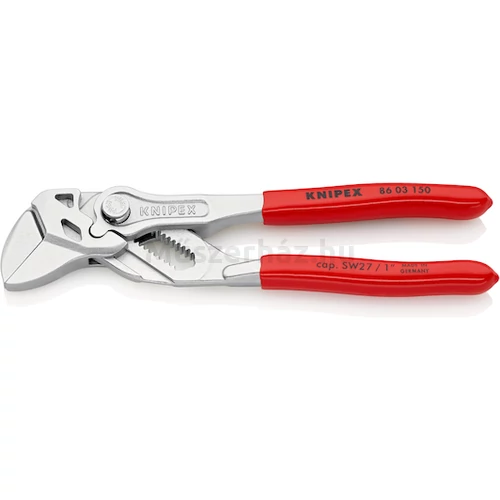 KNIPEX 86 03 150 Cobra vízpumpa-fogó, fogókulcs és csavarkulcs 0-27 mm, 150 mm