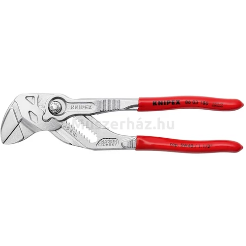 KNIPEX 86 03 180 Cobra vízpumpa-fogó, fogókulcs és csavarkulcs 0-40 mm, 180 mm