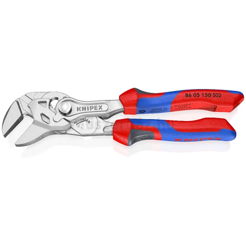 KNIPEX 86 05 150 S02 fogókulcs és csavarkulcs 0-27 mm, 150 mm, recézett pofákkal