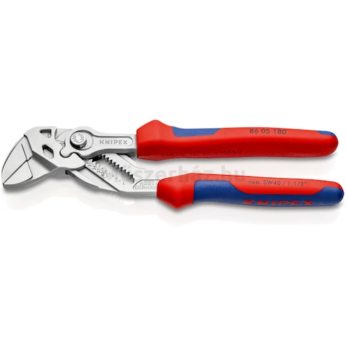 KNIPEX 86 05 180 fogókulcs és csavarkulcs 0-40 mm, 180 mm