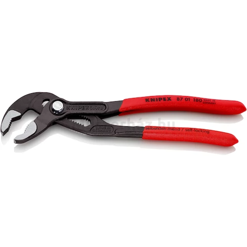 KNIPEX 87 01 180 Cobra Hightech cső- és vízpumpafogó 0-42 mm, 180 mm