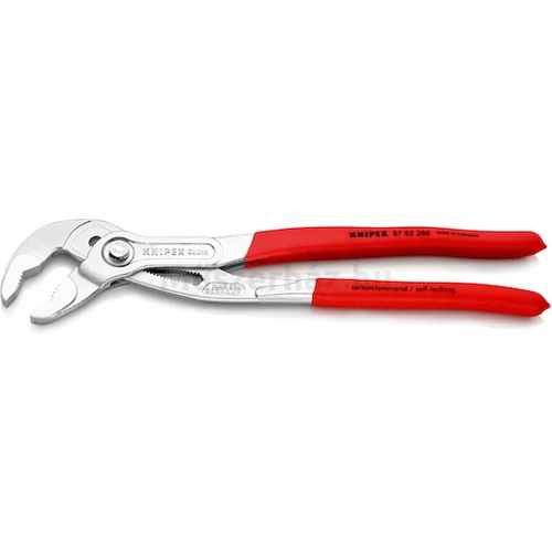 KNIPEX 87 03 300 Cobra Hightech cső- és vízpumpafogó, krómozott, 0-70 mm, 300 mm