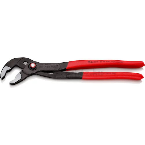 KNIPEX 87 21 300 Cobra QuickSet High-Tech cső- és vízpumpa-fogó, 0-70 mm, 300 mm