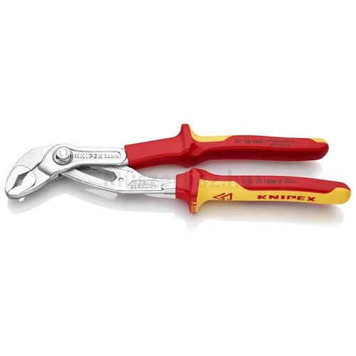 KNIPEX 87 26 250 Cobra VDE Hightech vízpumpa-fogó szigetelt, 250 mm