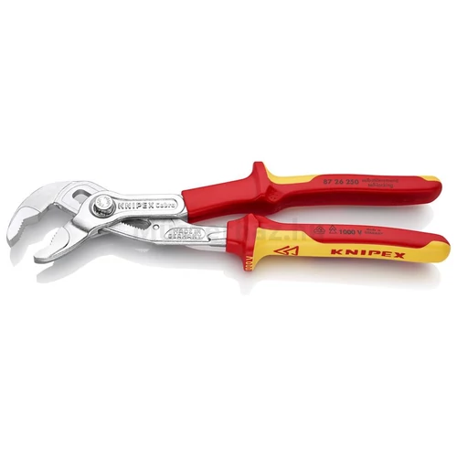 KNIPEX 87 26 250 Cobra VDE Hightech vízpumpa-fogó szigetelt, 250 mm