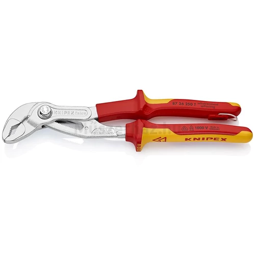 KNIPEX 87 26 250 T Cobra VDE Hightech vízpumpa-fogó szigetelt, 250 mm