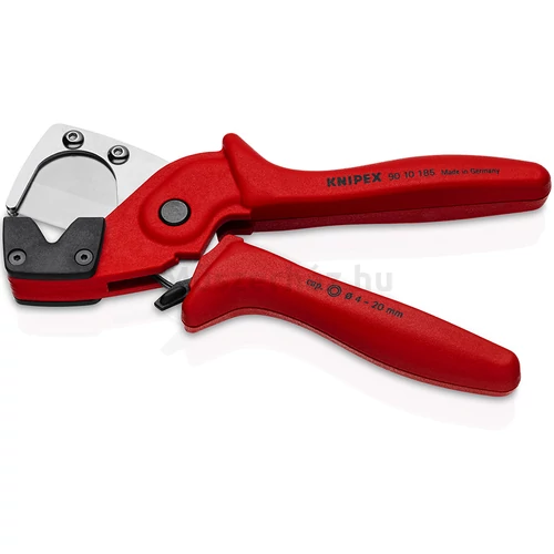 KNIPEX 90 10 185 csővágó többrétegű és pneumatikus tömlőkhöz, Ø 20 mm-ig