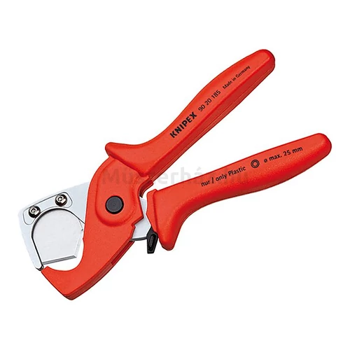 KNIPEX 90 20 185 tömlő és műanyag védőcső vágó, Ø 25 mm-ig