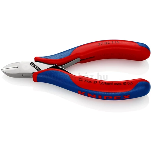 KNIPEX 77 02 115 elektronikai oldalcsípőfogó, 115 mm