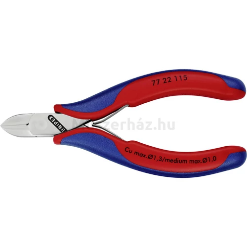 KNIPEX 77 22 115 elektronikai oldalcsípőfogó, 115 mm