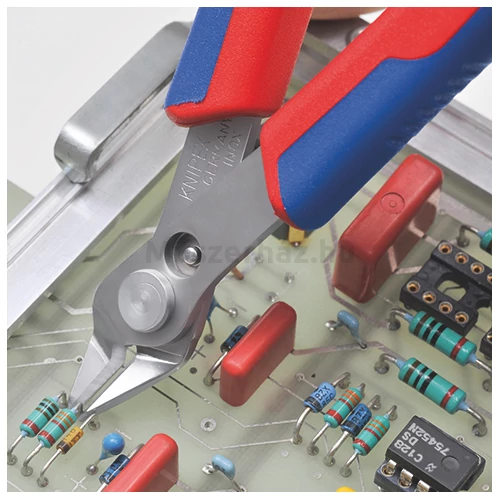 KNIPEX 78 03 125 precíziós vágófogó, rozsdamentes acél, 125 mm