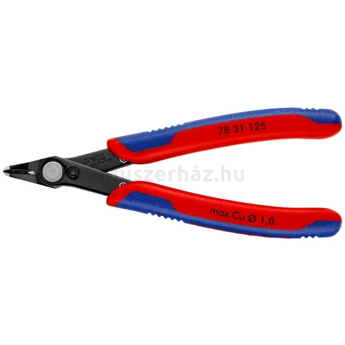 KNIPEX 78 31 125 precíziós vágófogó, szerszámacélból, 125 mm