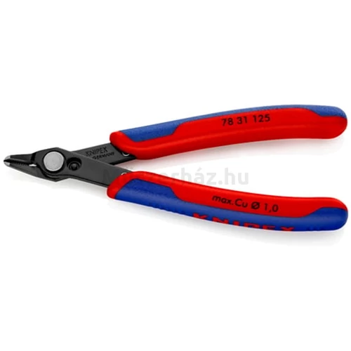 KNIPEX 78 31 125 precíziós vágófogó, szerszámacélból, 125 mm
