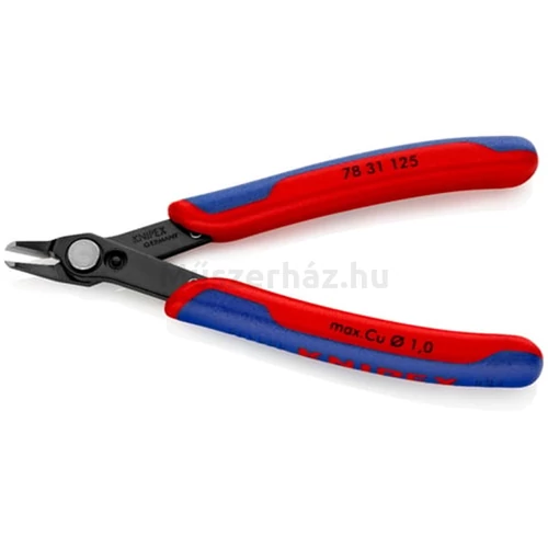 KNIPEX 78 31 125 precíziós vágófogó, szerszámacélból, 125 mm