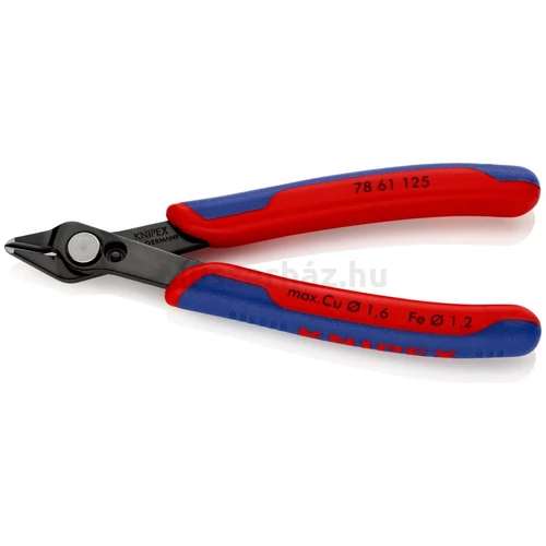 KNIPEX 78 61 125 precíziós vágófogó, szerszámacélból, 125 mm