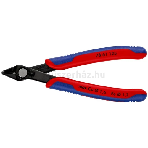 KNIPEX 78 61 125 precíziós vágófogó, szerszámacélból, 125 mm