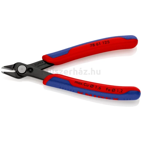 KNIPEX 78 61 125 precíziós vágófogó, szerszámacélból, 125 mm
