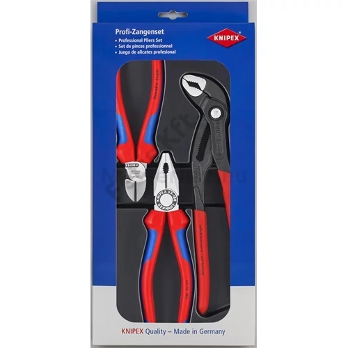 KNIPEX 00 20 09 V01 Profi fogókészlet 3 részes