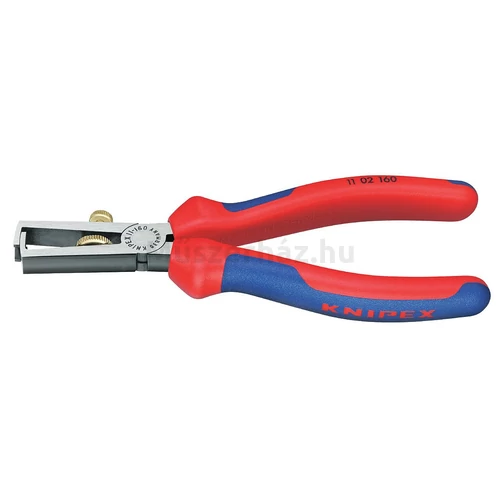 KNIPEX 11 02 160 huzalcsupaszító fogó, nyitórugóval, univerzális