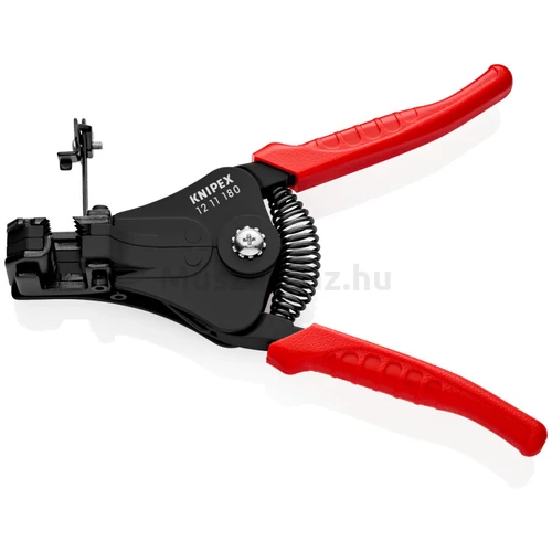 KNIPEX 12 11 180 huzalcsupaszító fogó, Ø 0,5 / 1,2 / 1,6 / 2 mm