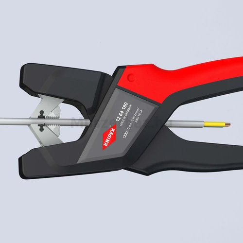KNIPEX 12 64 180 automatikus laposkábel / szalagkábel csupaszító fogó, 0,75...2,5 mm2