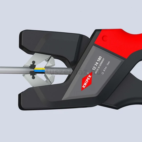 KNIPEX 12 74 180 automatikus köpenyeltávolító fogó 4,4...7,5 mm