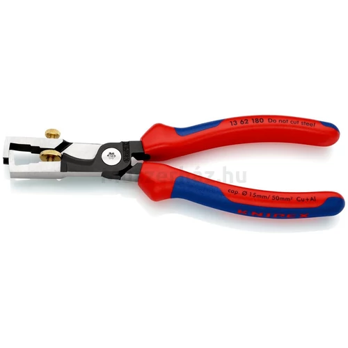 KNIPEX 13 62 180 huzalcsupaszító fogó kábelvágó ollóval