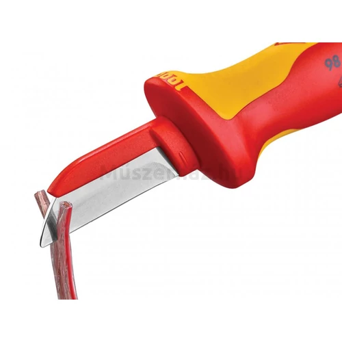 KNIPEX 98 54 szigetelt kábelcsupaszító kés zárlatvédővel