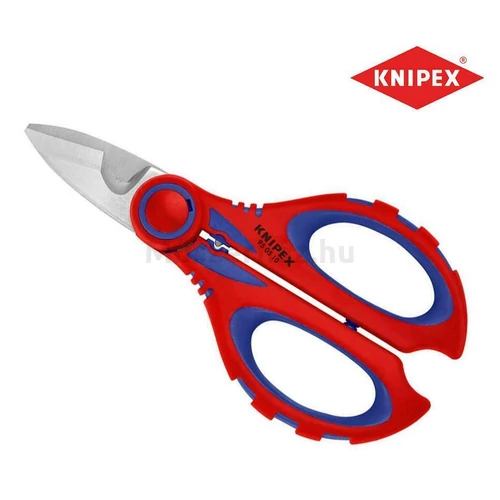 KNIPEX 95 05 10 SB villanyszerelő olló 160 mm