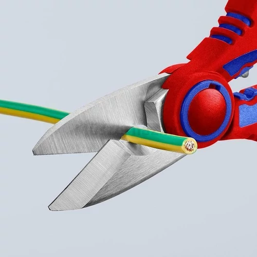 KNIPEX 95 05 10 SB villanyszerelő olló 160 mm