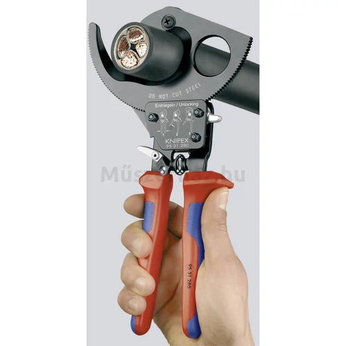 KNIPEX 95 31 280 racsnis kábelvágó 280 mm